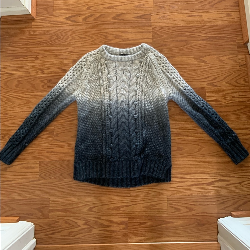 J. Crew Collection dip dye Blue Silk Blend - Picture 2 of 10